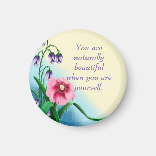 Inspirational Quote Confident Positive Affirmation Magnet (Front)