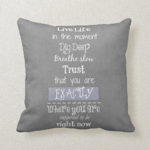 Inspirational Quote Cushion