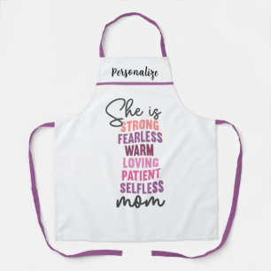 Inspirational Quote Gift for Mum Kitchen Apron
