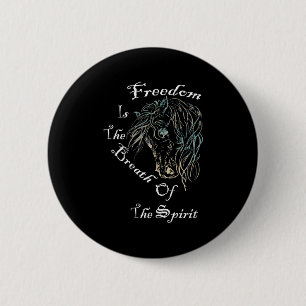 Inspirational Quote Graphic Design Women Gift Hors 6 Cm Round Badge