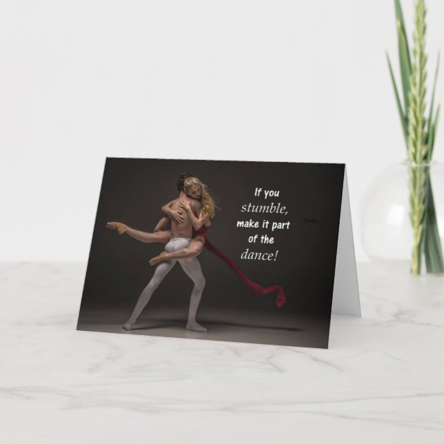 Inspirational Quote Greeting Card (Front)