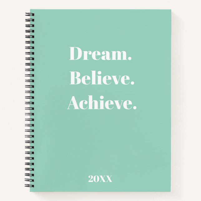Inspirational Quote Journal & Planner Design (Front)