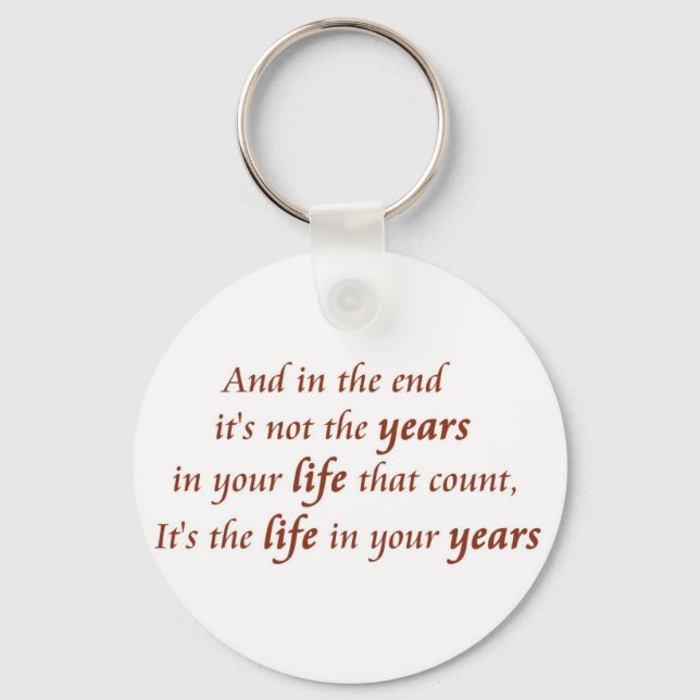 Inspirational quote keychains (Front)