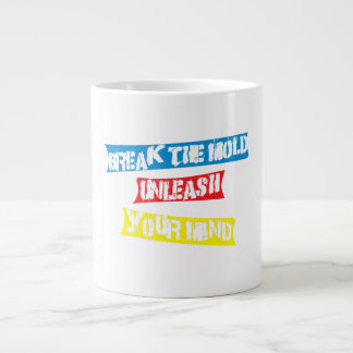 Inspirational quote large coffee mug