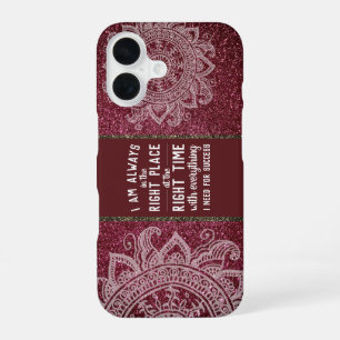 Inspirational Quote Law Of Attraction Motivational iPhone 16 Case