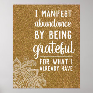 Inspirational Quote Law of Attraction Motivational Poster