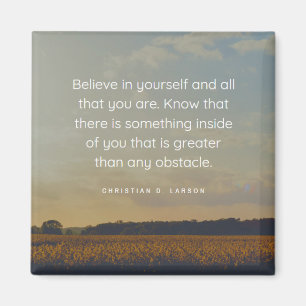 Inspirational Quote Magnet