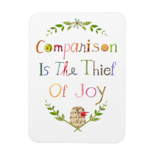 Inspirational quote magnet