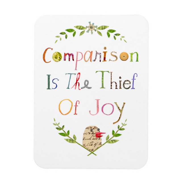 Inspirational quote magnet (Vertical)