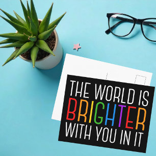 Inspirational Quote Mental Health Encouragement Postcard