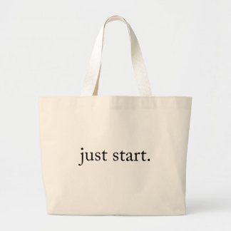 Inspirational Quote Minimalist Large Tote Bag