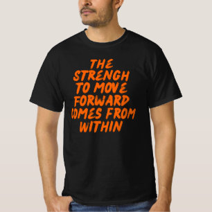 Inspirational Quote Minimalist Typography T-Shirt