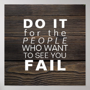 Inspirational Quote   Motivational Goals Success Poster