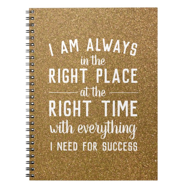 Inspirational Quote Motivational Gratitude Journal (Front)