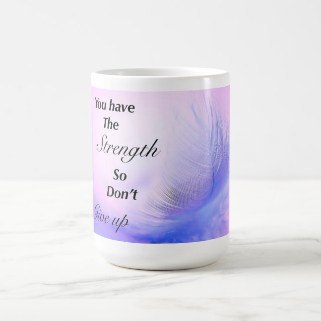Inspirational quote mug (Center)