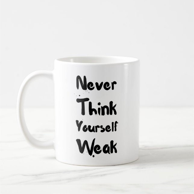 Inspirational Quote Mug (Left)