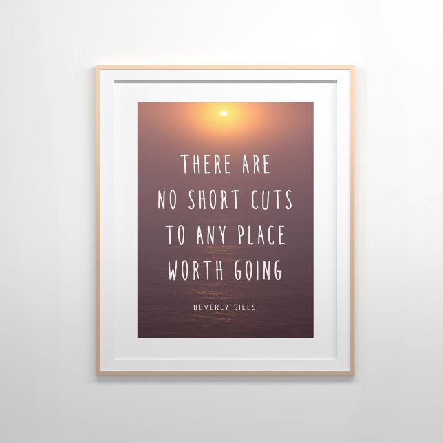 Inspirational Quote Ocean Photography Poster (Creator Uploaded)