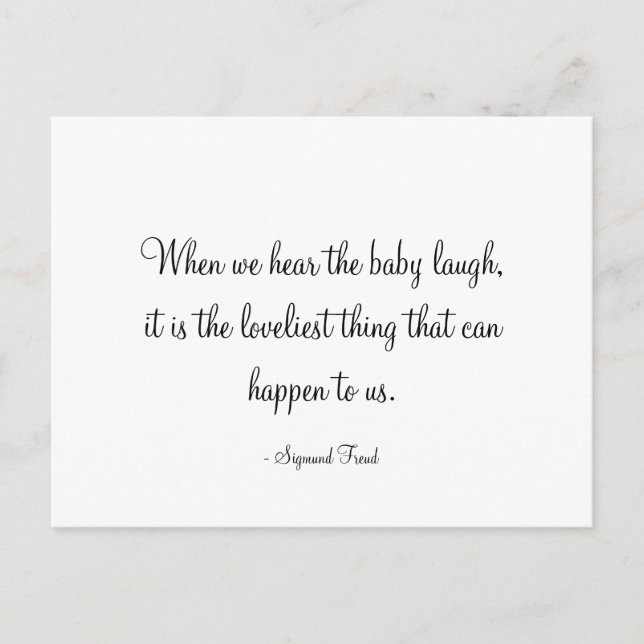 Inspirational Quote on a Postcard (Front)