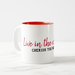 Inspirational Quote On White Two-Tone Coffee Mug