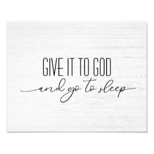 Inspirational Quote On Whitewashed Wood Photo Print