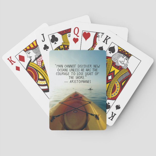 Inspirational Quote Playing Cards (Back)