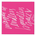 Inspirational Quote Postcard Handwritten lettering