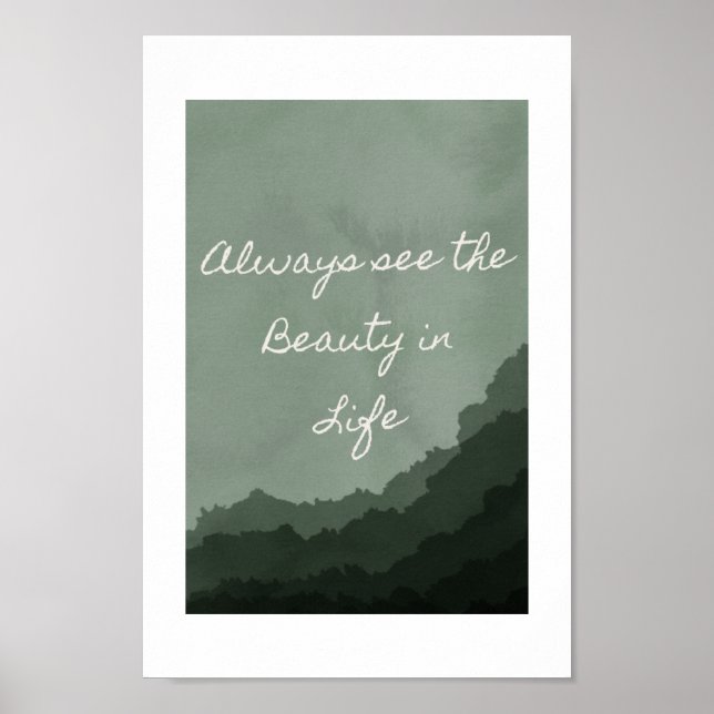 Inspirational Quote Poster (Front)