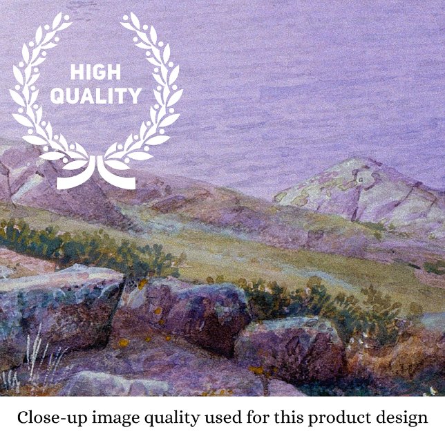 Inspirational Quote Purple Blue Seascape Desk Mat (Creator Uploaded)