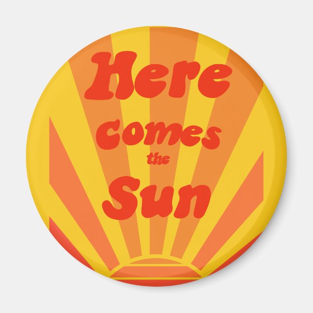 Inspirational Quote Refrigerator Magnet (Front)