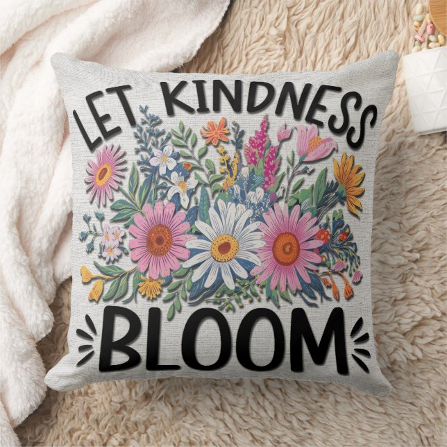 Inspirational Quote/Sayings/Flowers Cushion (Blanket)