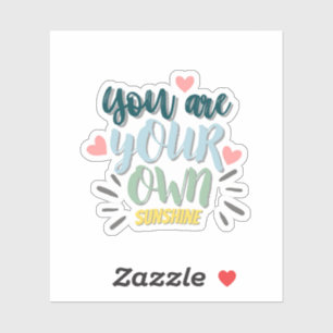 Inspirational Quote Sticker