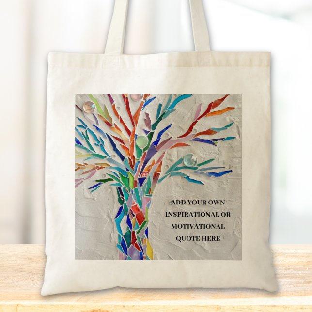 Inspirational Quote Tote Bag (Creator Uploaded)