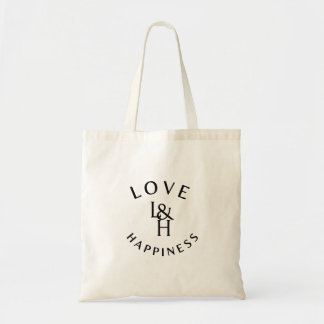 Inspirational Quote Tote Bag - Love and Happiness