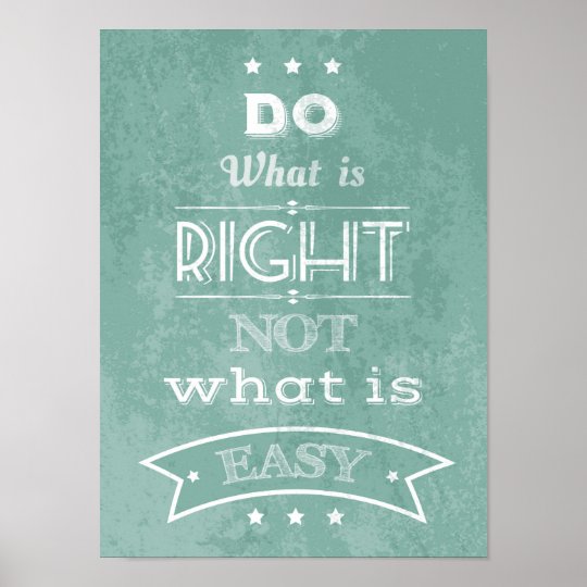 Inspirational quote typography poster Zazzle.co.uk