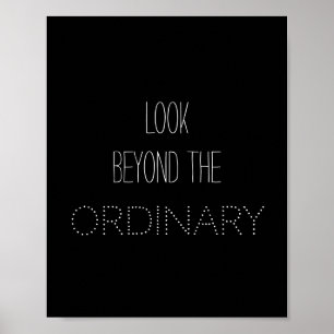inspirational quote typography poster modern chic