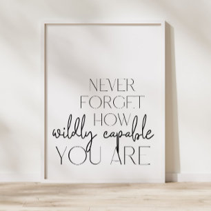 Inspirational Quote Wall Art for Women