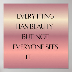 Inspirational Quote Wall Art Poster – Modern Minim