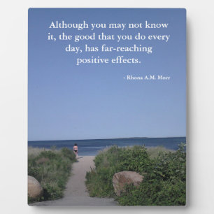 Inspirational Quotes 8 x 10 With Easel Plaque