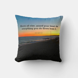 Inspirational quotes Bible Verse Christian  Cushion