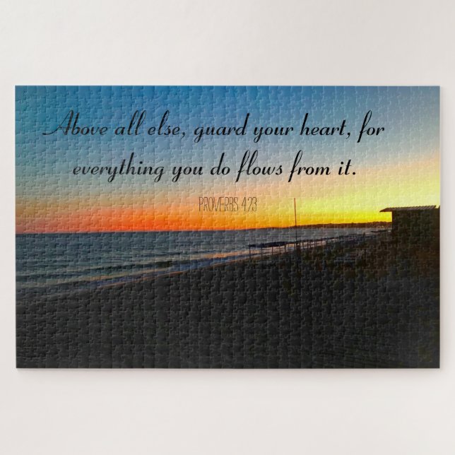 Inspirational quotes Bible Verse Christian  Jigsaw Puzzle (Horizontal)