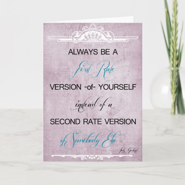 Inspirational Quotes Card (Front)