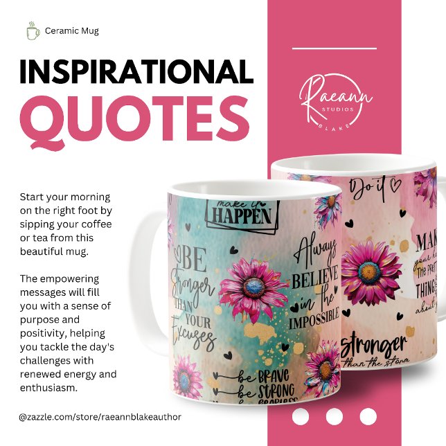 Inspirational Quotes Ceramic Mug (Creator Uploaded)