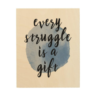 Inspirational quotes for self love wood wall art