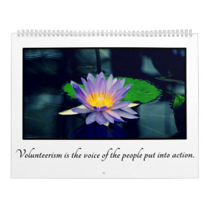 Inspirational Quotes for Volunteers Customisable Calendar