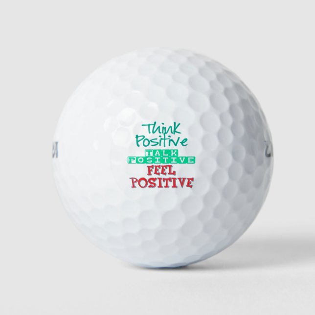 Inspirational Quotes Golf Balls (Front)