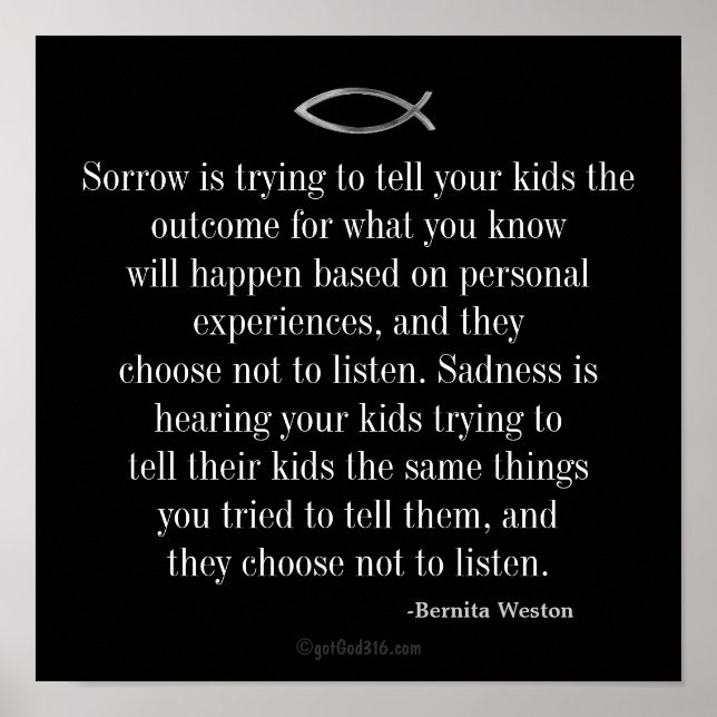 Inspirational Quotes Keys for Discipline Poster (Front)