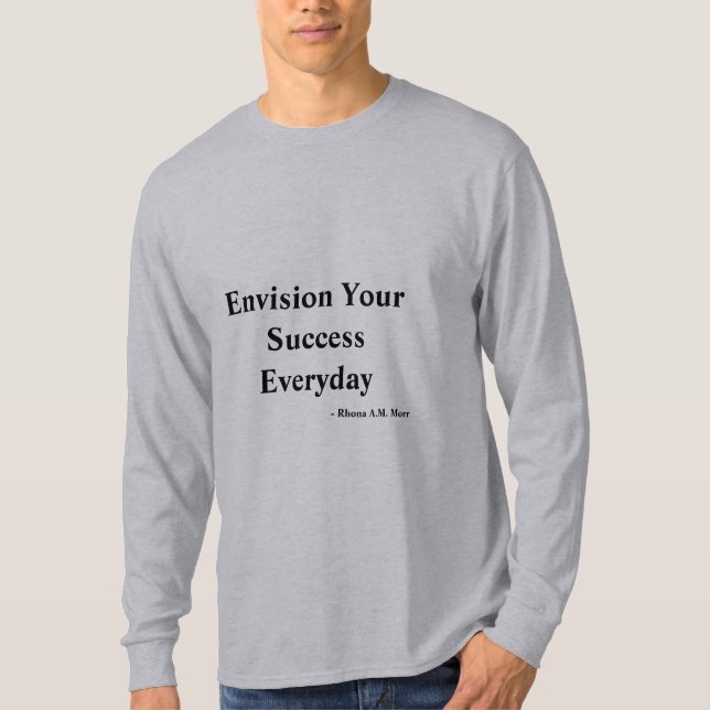 Inspirational Quotes Long Sleeve T-Shirt G - EYSED (Front)