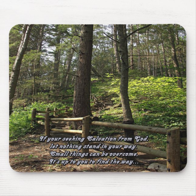 Inspirational quotes mouse mat (Front)