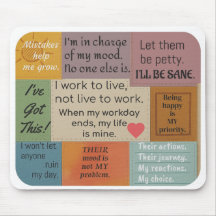 Inspirational Quotes Mouse Pad