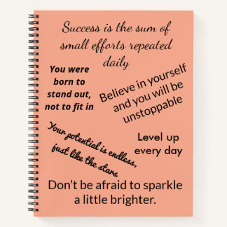 Inspirational Quotes Notebook